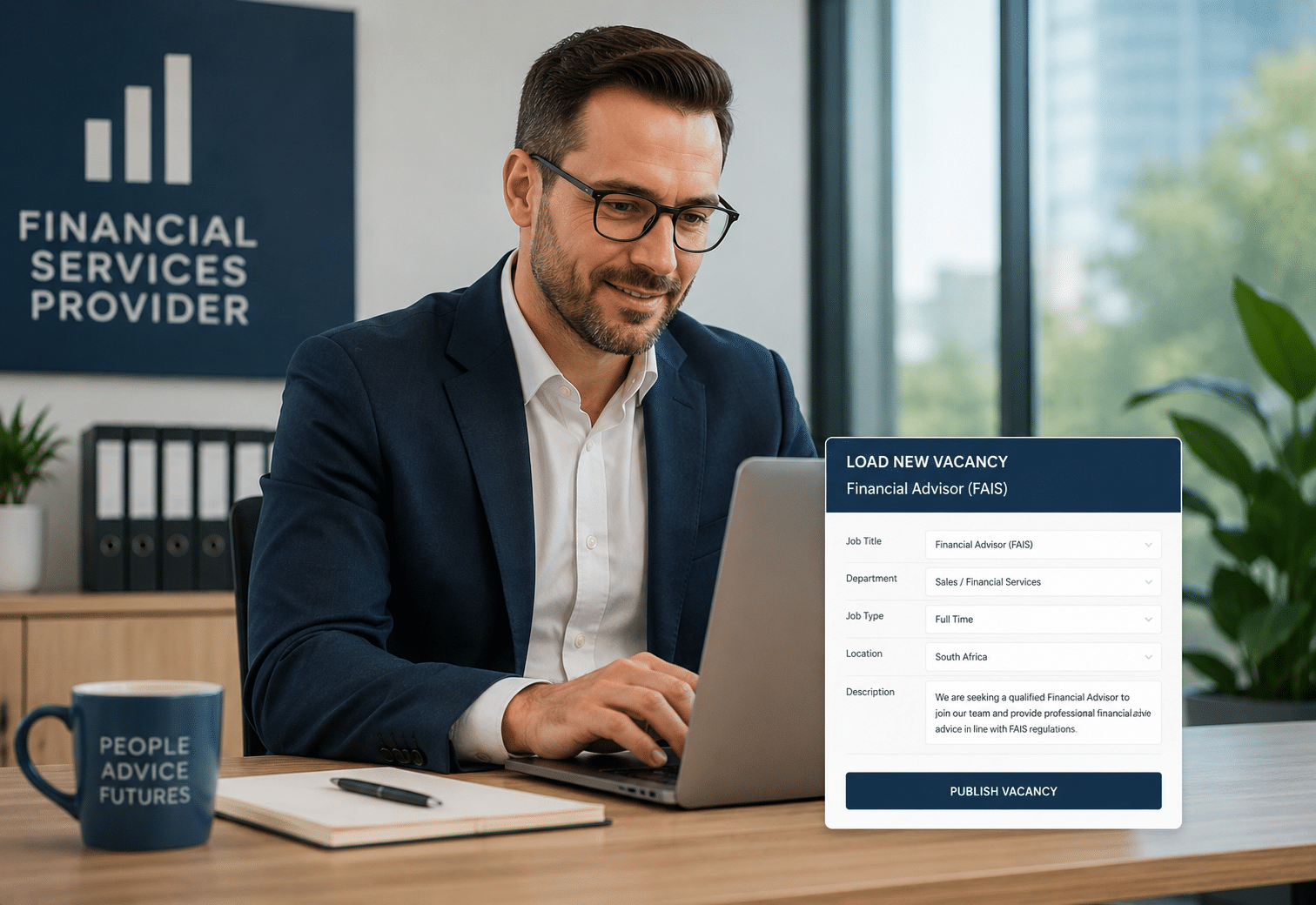 FSP employer loading a FAIS vacancy