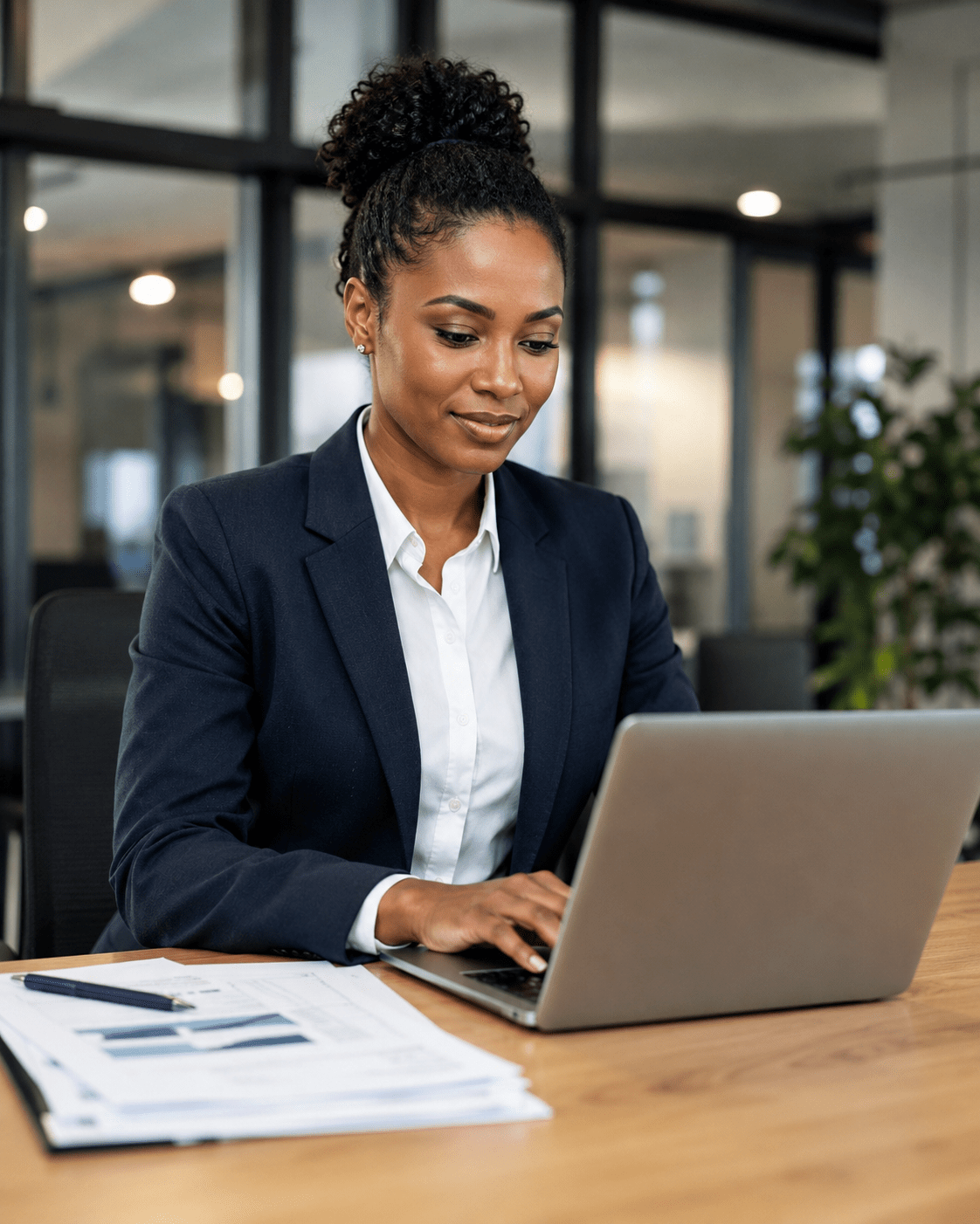 Professional candidate profile for financial services jobs